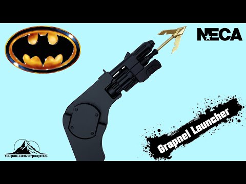 NECA Toys 1989 Batman GRAPNEL LAUNCHER REPLICA Video Review