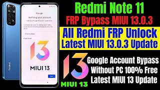 redmi note 11  all redmi MIUI 13 update phone frp bypass 2024 without pc 💯% working #trending #viral