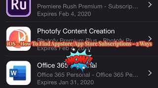 iOS - How To Find Appstore/App Store Subscriptions - 2 Ways screenshot 5