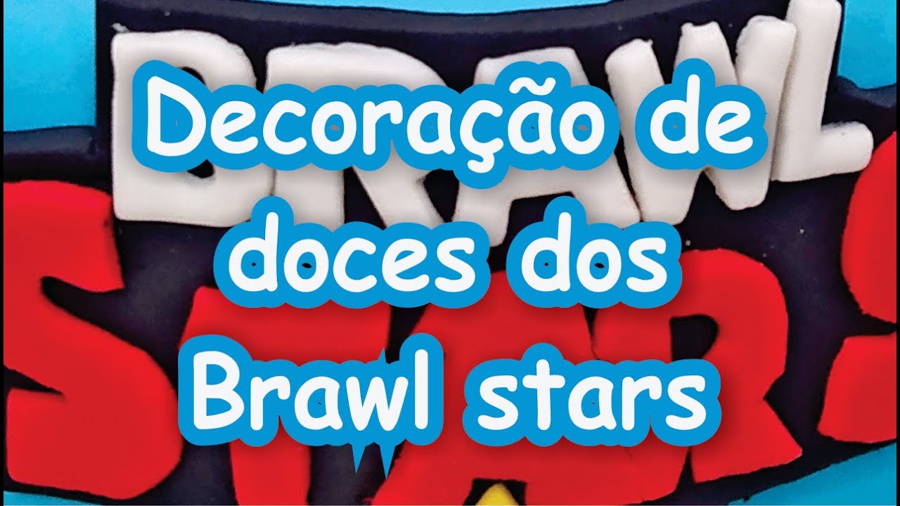 Como fazer decoração de doces Brawl Stars - cupcakes e pirulitos