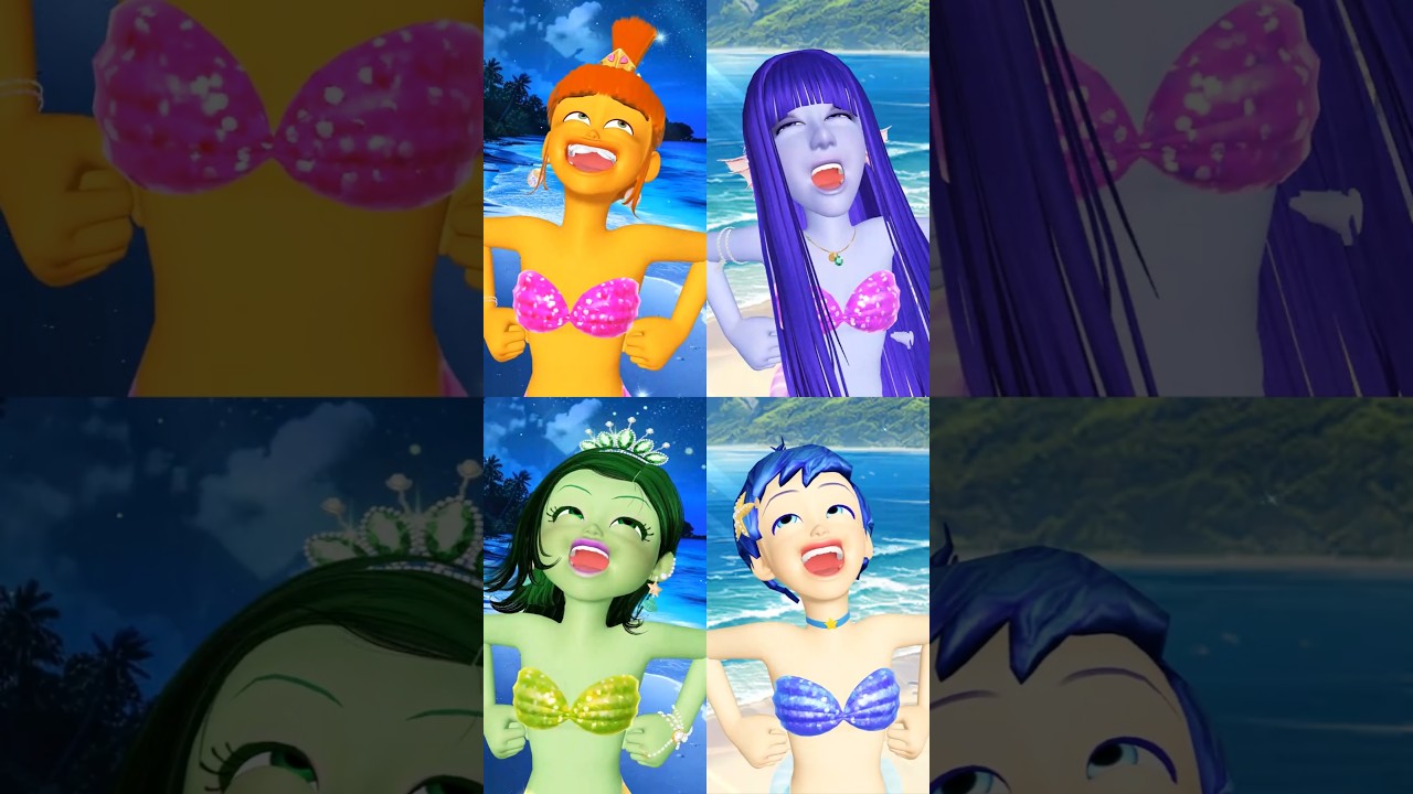 Dance with Mermaid Princess 🧜‍♀️ Inside out2