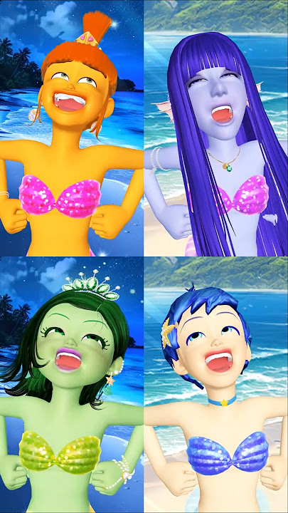 Dance with Mermaid Princess 🧜‍♀️ Inside out2