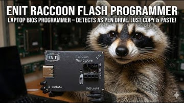 ENIT Raccoon Flash Explorer | Easy Guide to Use This Programmer for SPI & I2C Chips ( हिन्दी )