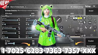 ⚜️🔥BGMI SENSITIVITY CODE TODAY💠| BGMI ZERO RECOIL SENSITIVITY SETTINGS I#viralvideos #viral #bgmi