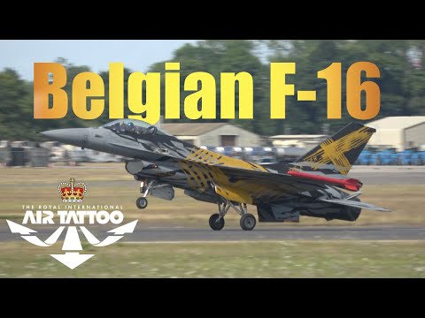 F-16 Belgian Saturday Demo .. 2022 Royal International Air Tattoo (RIAT)