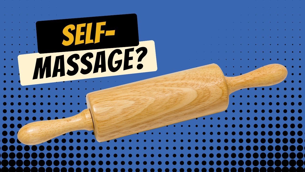 Self Massage At Home Using A Rolling Pin Good For Sore Muscles Youtube
