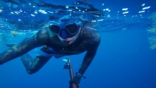 Подводная охота на Канарских островах: Ныряю на 22 метра за Пеламидой