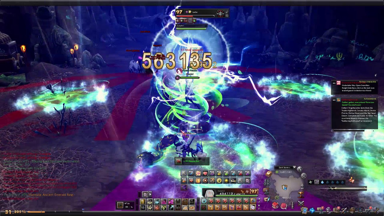 Aura Kingdom | Holy sword | Dark Strom on the Hell's Gate | Solo