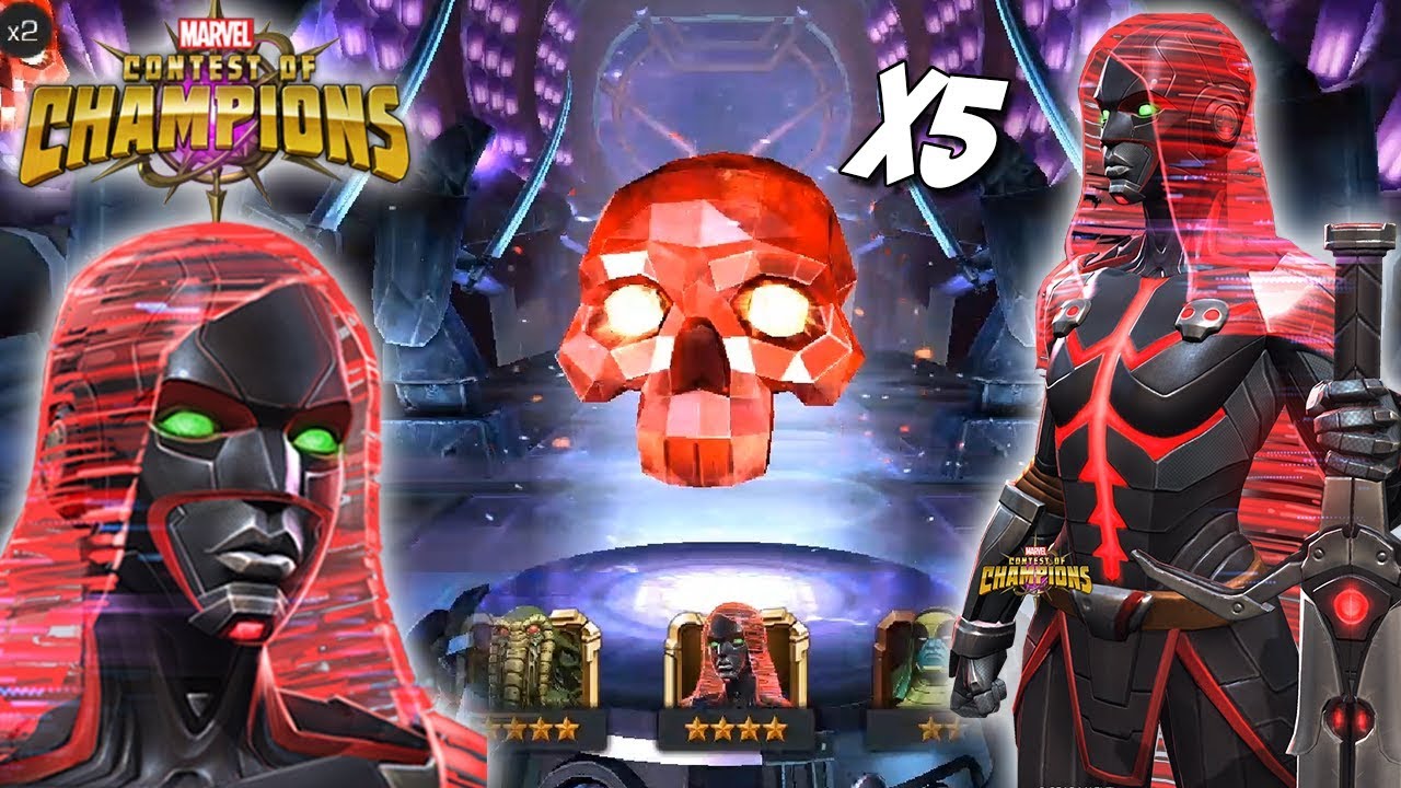 5x Mystic Robot Crystal Opening (Guillotine 2099): Marvel Contest of Champions
