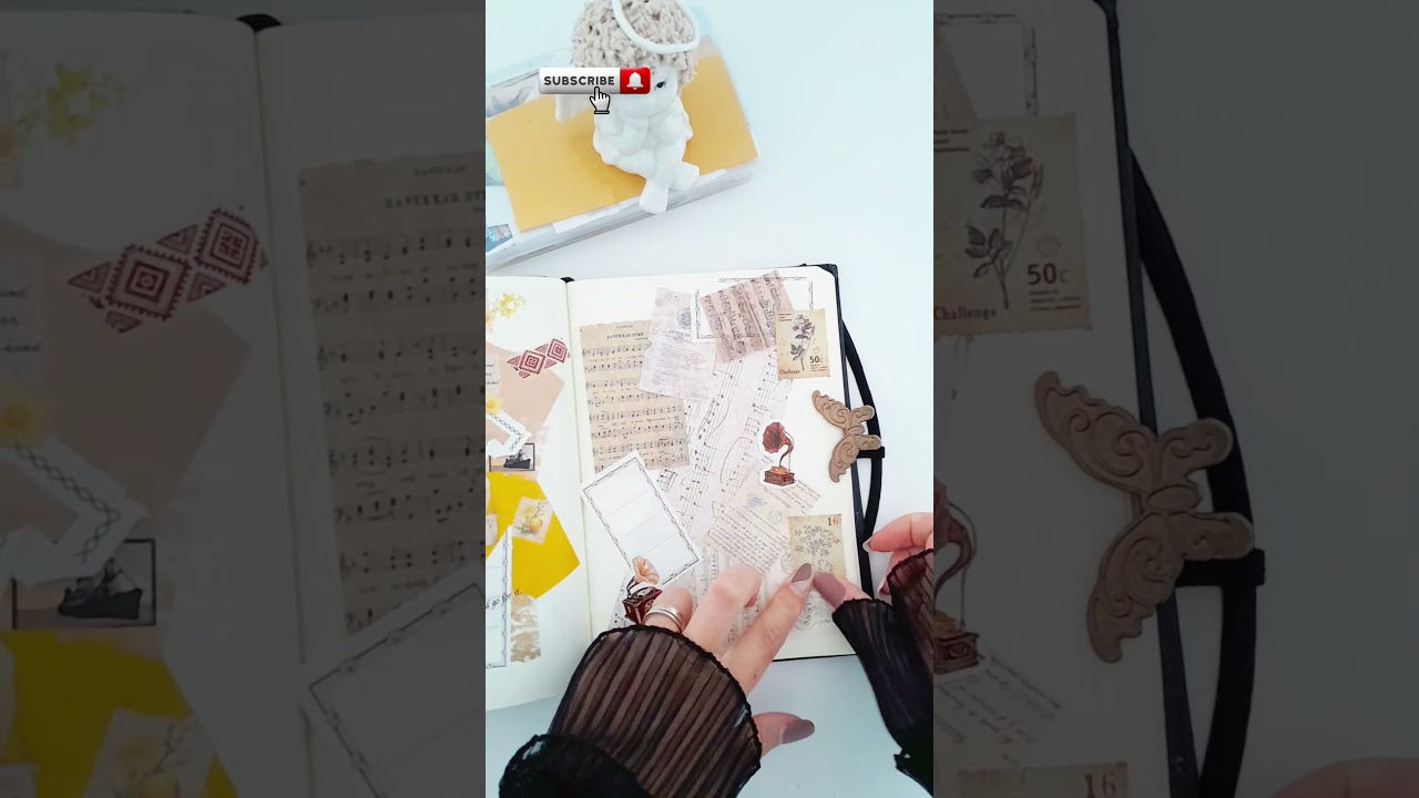 Vintage Spread ✨️ shorts scrapbooking 