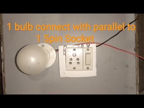 1 bulb connection with 1 5pin Socket and 1 switch extensions board