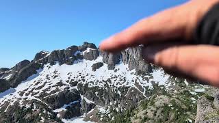 Mount Cokely has the best view of Mount Arrowsmith.