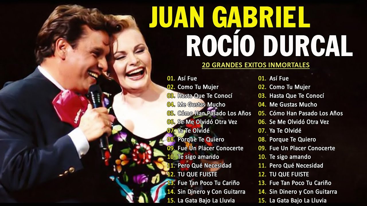 Juan Gabriel & Rocío Dúrcal – 30 Rancheras Viejas Pero Bonitas | Canciones Famosas del Recuerdo #d13