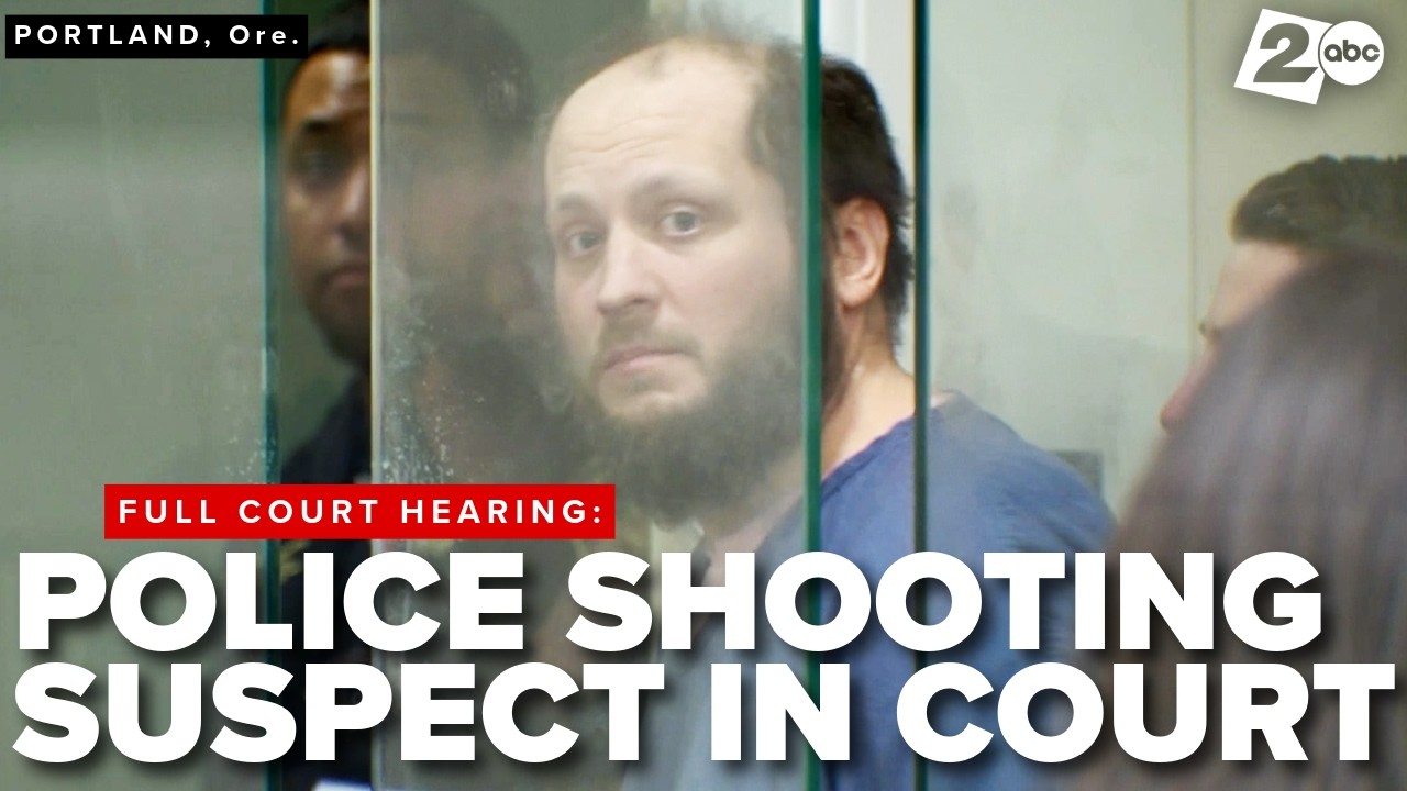 Attempted murder suspect accused of shooting 2 Portland police officers; outburst in court for bail