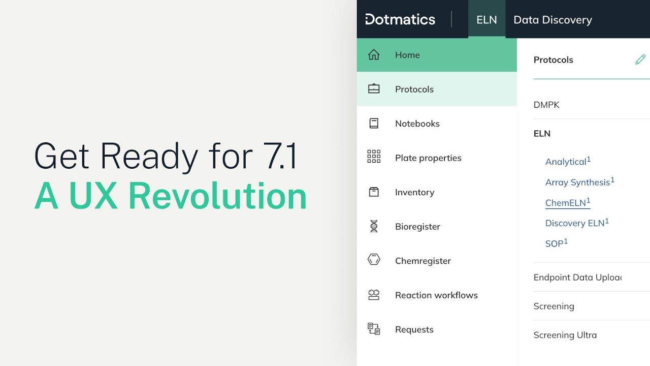 Get Ready for Dotmatics 7.1: A UX Revolution - YouTube