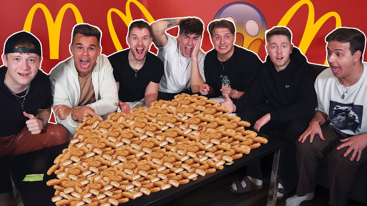 HVOR MANGE NUGGETS KAN GUTTERNE SPISE!? - McDonalds