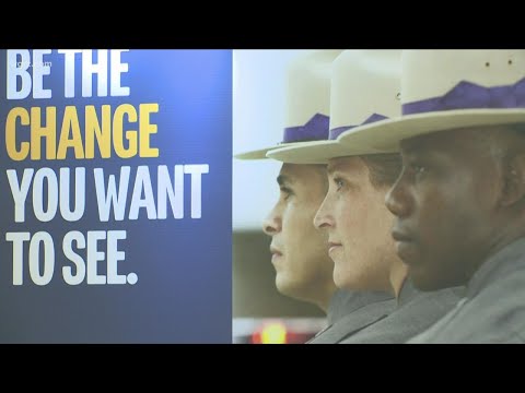 New York State Police Set Up Recruitment Center In Galleria Mall