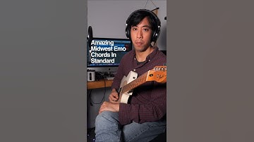 Amazing Midwest Emo Chords In Standard Tuning #midwestemo #mathrock #guitarlesson #guitarchords