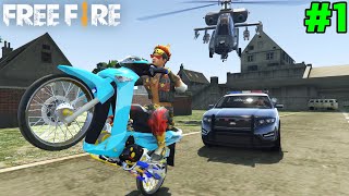 Free Fire หนังสั้นตอน ยอดนักซิ่ง ลูกเทวดา ฉบับเกรียน EP1 | GTA V Mod