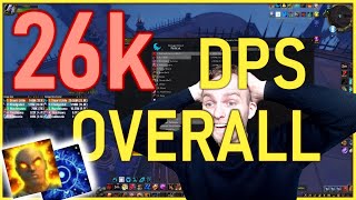 Feral Finally COMPETITIVE WoW M+ Feral 26K DPS OVERALL - SIMPING FAE GUARDIAN, PI, BoS - 9.2 PTR