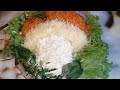 Салат &quot;Грибочек&quot;. Очень вкусный и питательный салат с курицей, грибами, сыром и зеленью.