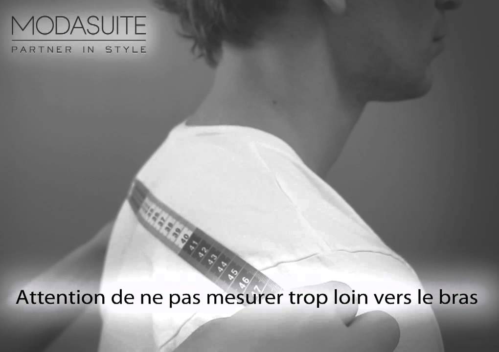 Mesurer les épaules - YouTube