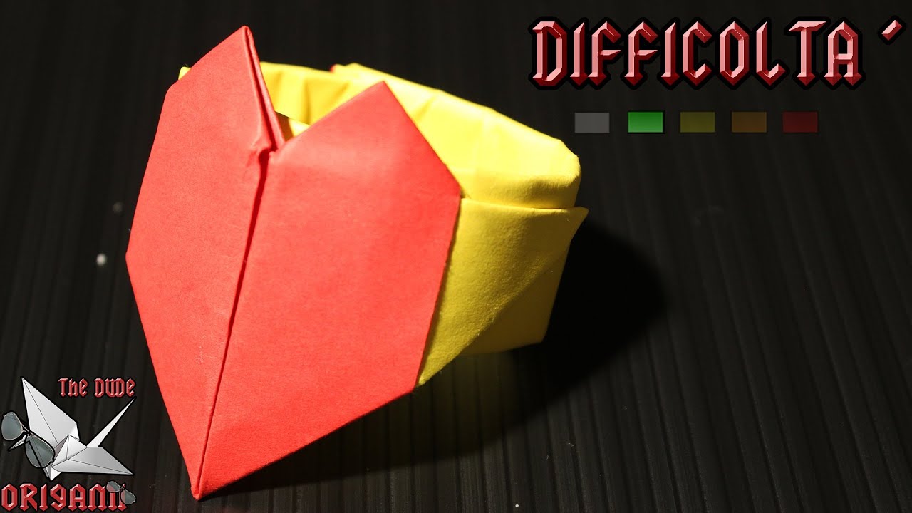 [ORIGAMI ITA] Anello/Bracciale Con Cuore (Hiroshi Kumasaka) || San Valentino Special