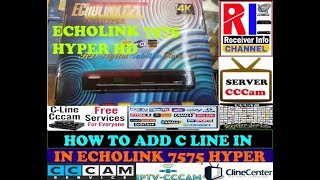 ECHOLINK 7575 HYPER HD RECEIVER CCCAM OPTION