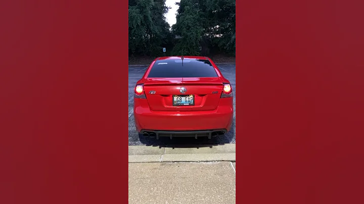 Pontiac G8 GXP Cold Start Solo Racing Exhaust #pontiac #pontiacg8 #gxp #holdencommodore #coldstart