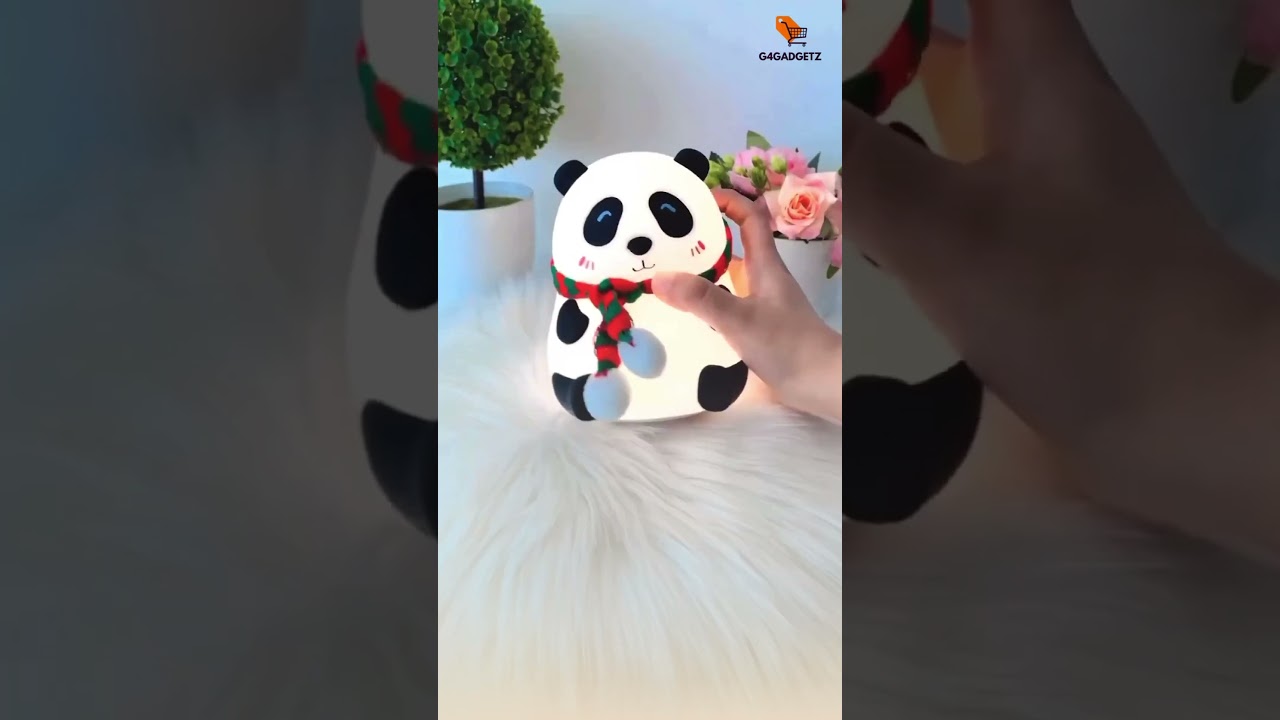 LINK IN BIO|Panda Touch Silicone Lamp| Kids Night Light | Gifts for Woman | 