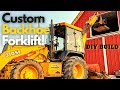 Backhoe Forklift! || How to Make Pallet Fork Attachment For Backhoe w/ Quick Attach Forks || DIY