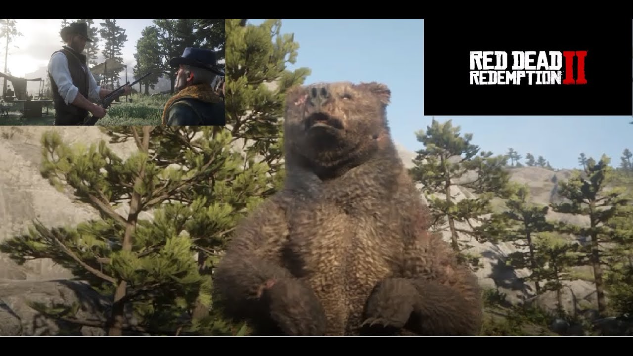 Hunting a bear with Hosea Red Dead Redemption 2 ep11 YouTube