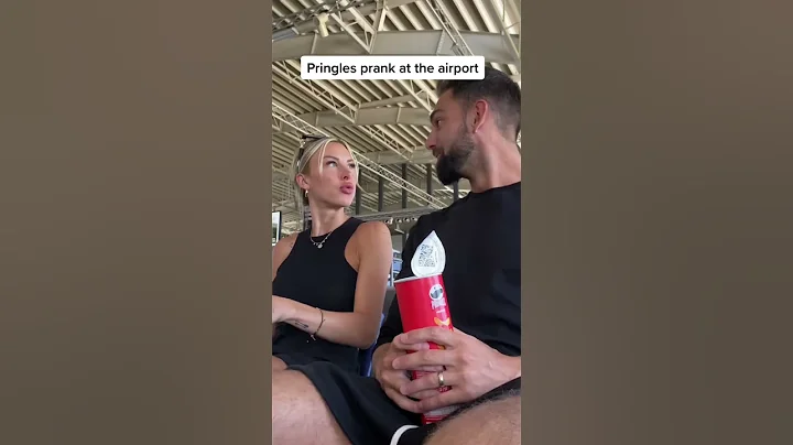 Pringles prank at the airport