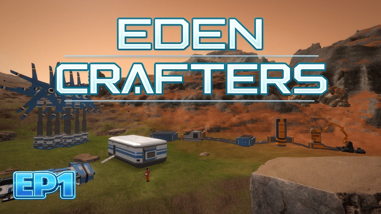 I Landed on a STRANGE PLANET! | Eden Crafters #1