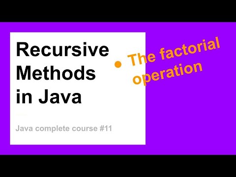 Recursive Methods |