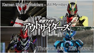 Kamen Rider Outsiders - All Members Thouser Ark - Ziin Gazer