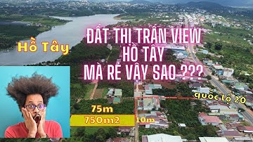 Đất nền thị trấn có cả view hồ cực xịn | Di Linh - Lâm Đồng