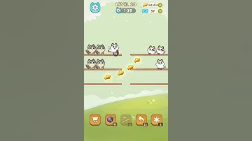 Cat Sort Puzzle: Cute Pet Game (level 20) #catsort #sonatgame #catsortpuzzle