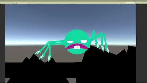 Procedurally animated spider dude