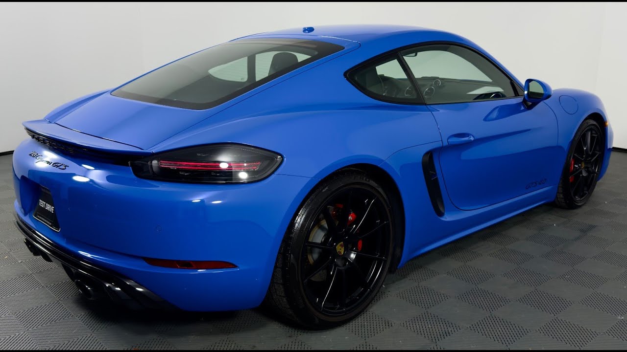 (4K) Porsche Cayman GTS 4.0 (SHARK BLUE🔥) | Interior and Exterior Walkaround