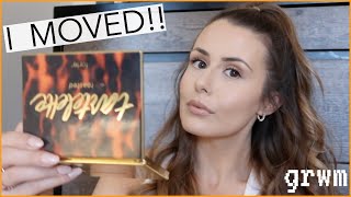 I MOVED!! | CHIT CHAT GRWM (Full Face of TARTE Makeup!)