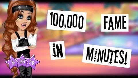 HOW TO GET 100,000 FAME IN MINUTES!!!