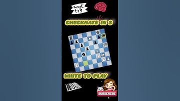 checkmate in 2 white to play @chesstraps #puzzlesolving