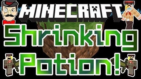 Minecraft Mods - GULLIVER Mod ! Shrink to Tiny Size - Mini Potion !