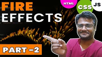 🔥 Realistic Fire Effect in HTML CSS JS – Animation Project (Part 2) #webteacher #htmlcssjs
