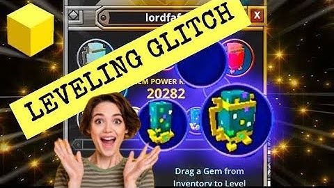 WORKING GEM GLITCH - TROVE - how to level up your gems twice at the same time - PS5/PS4/XBOX/PC