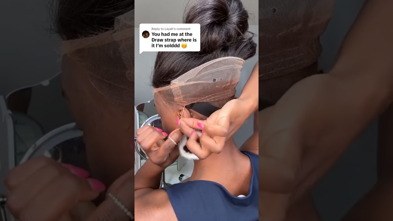 Upgraded 2.0 Lace Wig😍360 HD Full Lace & Invisible Straps Back | Sleek Into Ponytails Ft.