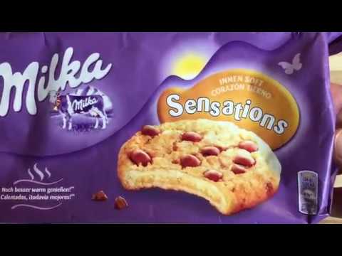 Печенье Milka Sensations   открываем- смотрим- пробуем