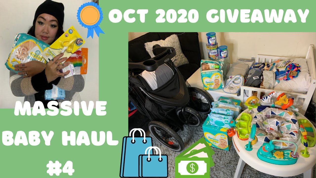 HUGE $1,400 BABY HAUL #4 | GIVEAWAY OCT 2020 [Win free baby items!]