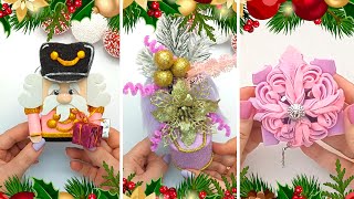 Christmas Craft 🎅 3 IDEAS 🎄 Christmas Tree Decorations 🎁 Affordable DIY Christmas Craft Ideas